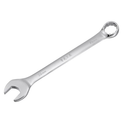 Unique Bargains CR-V 12-Point Box Open End Metric Mirror Polished Thin Combination Wrench
