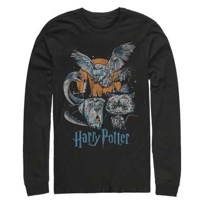 Men's Harry Potter Night Animals Long Sleeve Shirt