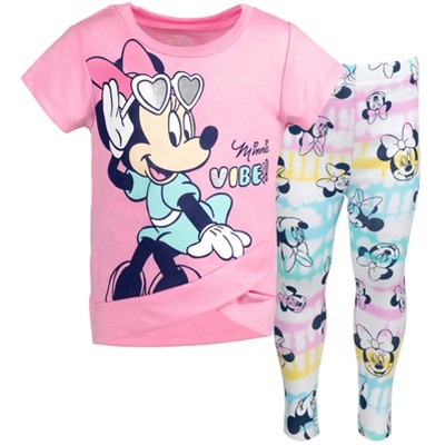 Disney Mickey Mouse & Friends T-Shirt Leggings Outfit Set Toddler