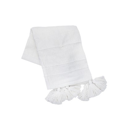 carol & frank Barton White Throw Blanket