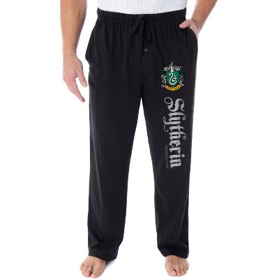 Harry Potter Men's Hogwarts Castle School House Crest Pajama Pants - 5 Styles