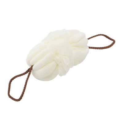 Unique Bargains Stretch Both Sponge for Bathroom 15.75"x3.94" Beige White 1 Pc