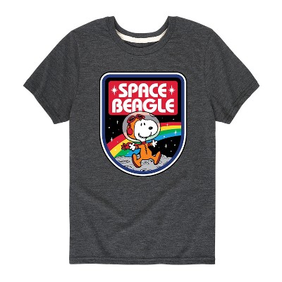 Boys' - Peanuts - Snoopy Space Beagle Short Sleeve Graphic T-Shirt