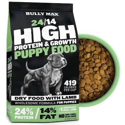 Bully Max 24/14 High-Protein & Growth Lamb Dry Puppy Food, 5-lb bag