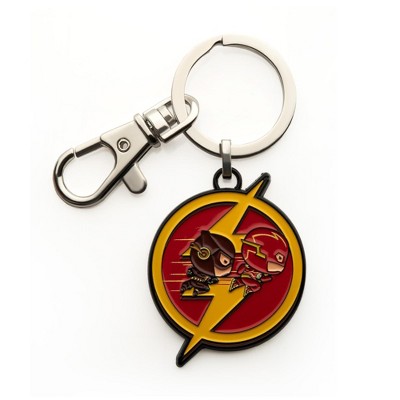 DC Comics The Flash 2 Flashes Chibi Keychain