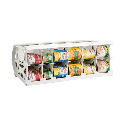 Shelf Reliance Compact Cansolidator Pantry Kitchen Organizer Holder with Rotational and Adjustable Panel Systems