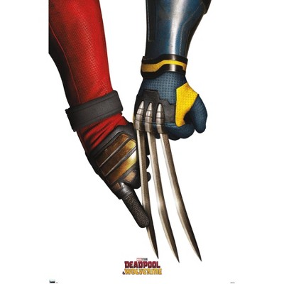Trends International Marvel Deadpool & Wolverine - Claws Teaser One Sheet Unframed Wall Poster Prints