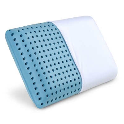 PharMeDoc Cooling Gel Infused Memory Foam Ventilated Hole-Punch Bed Pillow