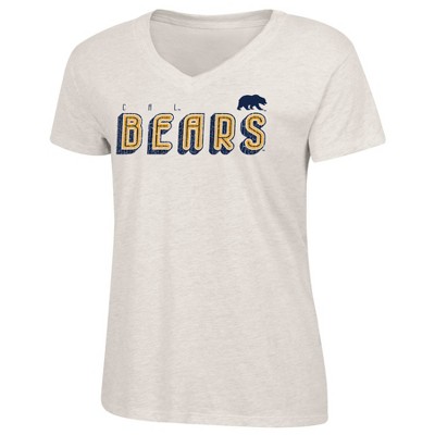 NCAA California Golden Bears Women's Oatmeal V-Neck T-Shirt