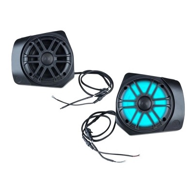 Memphis Audio RNGR65RE18 Direct Fit OEM Rear Roof Speaker Pods Compatible With 2018+ Polaris Ranger