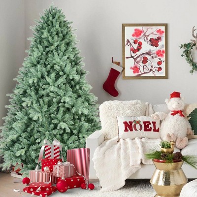 Whisen 4FT Artificial Christmas Tree, 592 PE+PVC Tips, Hinged Branches, Stable Metal Stand