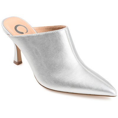 Journee Collection Women's Shiyza Mules High Stiletto Pointed Toe Pumps