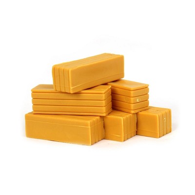 Standi Toys 1/64 6 Pack Plastic Yellow Big Square Straw Bales ST340
