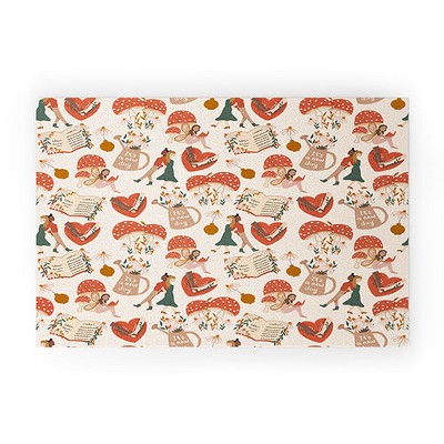Dash and Ash Woodland Friends Looped Vinyl Welcome Mat - Society6