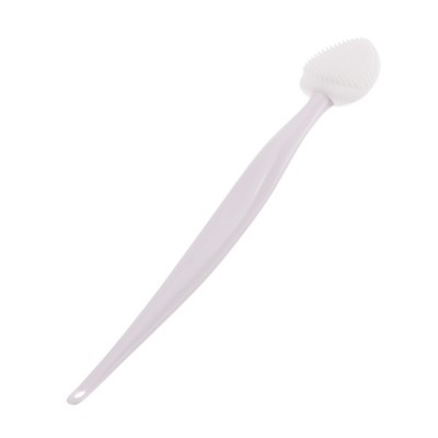 Unique Bargains Soft Plastic Silicone Cleansing Brush Heart-shaped Nose 5.31"x0.87" 1 Pc