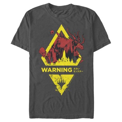 Men's Magic: The Gathering Ikoria Warning Beast Sign T-Shirt