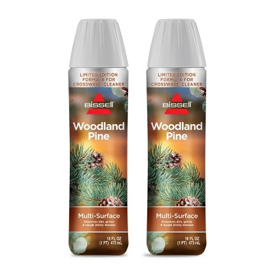 BISSELL Limited Edition Woodland Pine Multi-Surface Formula 2pk - 3891: Liquid Cleaner for Sealed Hard Floors, Pine Scent