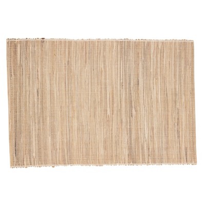Saro Lifestyle Table Mats With Woven Hyacinth Design (Set of 4)