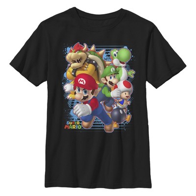 Boys' Husky Nintendo Mario Tough Guys T-Shirt