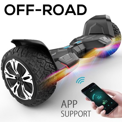 Mastgoal 8.5 inch 700W off-Road Hoverboard - All Terrain Hoverboard with Bluetooth Speaker and LED Lights, 10 mph,  265lbs Loads