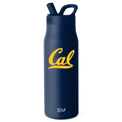 NCAA Cal Golden Bears Simple Modern Mesa Stainless Water Bottle - 34oz