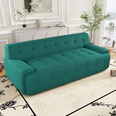 KTMBDW 86.2'' Upholstered Couch Sofa, Modern Couch with 3-Seat Compression Sofa for Living Room, Bedroom, No Assembly Required