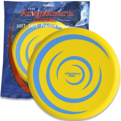 Anywhere Sports The Anywhere Disc, 8" Yellow Foam Frisbee for Kids 3+