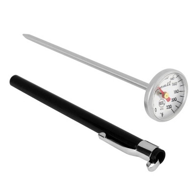Escali Instant Read Dial Thermometer: Stainless Steel Food & Meat Thermometer, Reads Celsius & Fahrenheit, 0-220°F Range