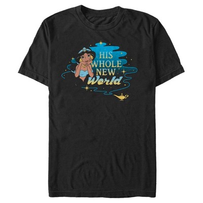 Men's Aladdin Valentine Aladdin Jasmine Whole World T-Shirt