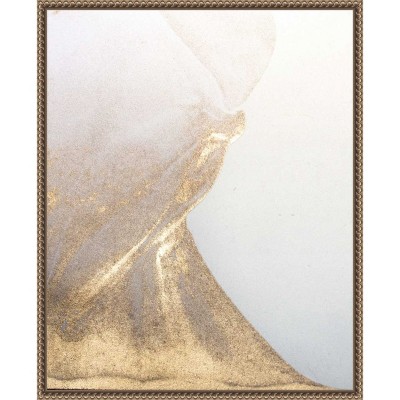 Amanti Art Gold Fusion VI by Julia Contacessi Canvas Wall Art Print Framed 16 x 20-in.