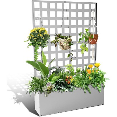 Acekool Planter Box with Trellis