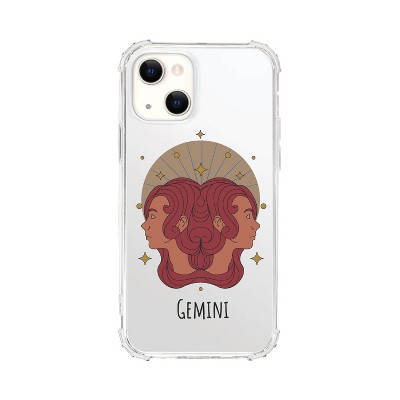 OTM Essential iPhone 13 Clear Tough Edge Case - Gemini: TPU Cell Phone Cover