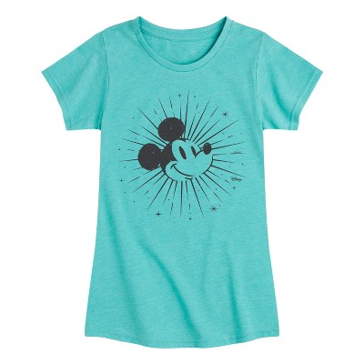 Girls' - Disney - Astro Mickey Fitted Short Sleeve Graphic T-Shirt
