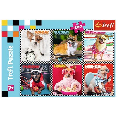 Trefl Happy Dogs Kids Jigsaw Puzzle - 200pc
