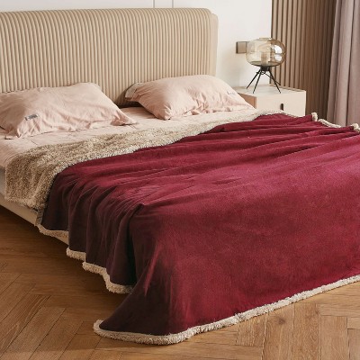 Catalonia Waterproof Leakproof Bed Blanket for Adult, Large Super Soft Cozy Fleece Plush Lining Protector Blanket Throw for Bed Couch Sofa