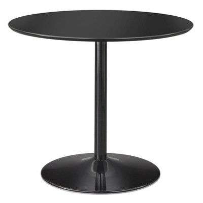 Buylateral Seats 4 Hillboro Modern Round Pedestal Base Dining Table