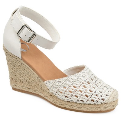 Journee Collection Women's Sierra Wedge Heel Espadrille Sandals
