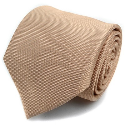 Men's Solid Color Microfiber Poly Woven 3.25 Inch Wide And 57 Inch Long Necktie