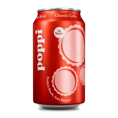 Poppi Classic Cola Beverage - 12 fl oz Can