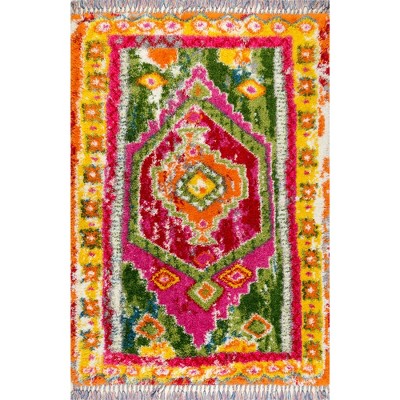 Nuloom Shania Medallion Shaggy Indoor Area Rug