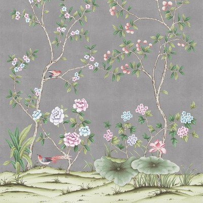 Tempaper & Co. Chinoiserie Garden Removable Peel and Stick Vinyl Wall Mural