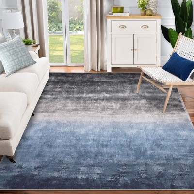 Garvee Large Modern Abstract Area Rug, Low Pile Thin Rug Soft Non Shedding Floor Carpet,Stain Resistant Rug