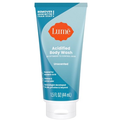 Lume Mini Tube Body Wash - Unscented - 1.5 fl oz
