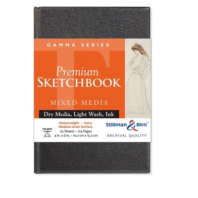 Stillman & Birn Gamma Series - Hardbound Sketchbook - Portrait 4 x 6 - 150gsm Ivory Paper
