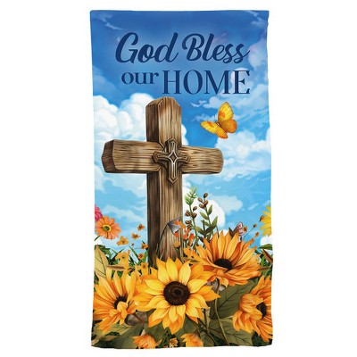 Briarwood Lane Summer Hand Towel 26x18 God Bless Our Home For Summer Hand Towel