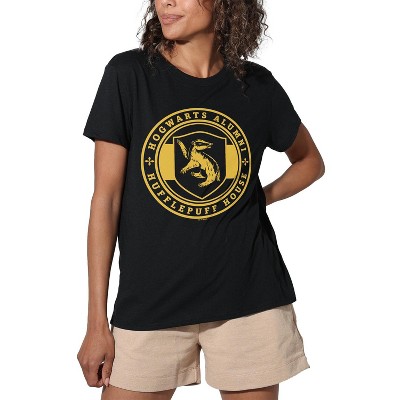 Harry Potter Hufflepuff House Badge Women's Loose T-Shirt