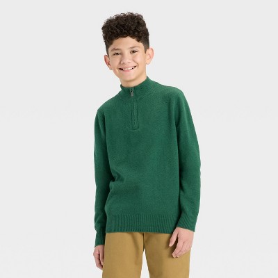 Boys' Quarter Zip Pullover Sweater - Cat & Jack™