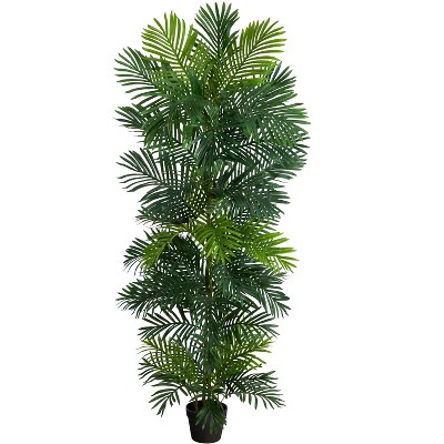 Nearly Natural 70-in Areca Artificial Palm Tree UV Resistant (Indoor/Outdoor)