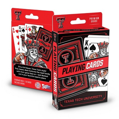 NCAA Texas Tech Red Raiders Classic Series Playing Cards: Cardstock Paper, Ages 10+