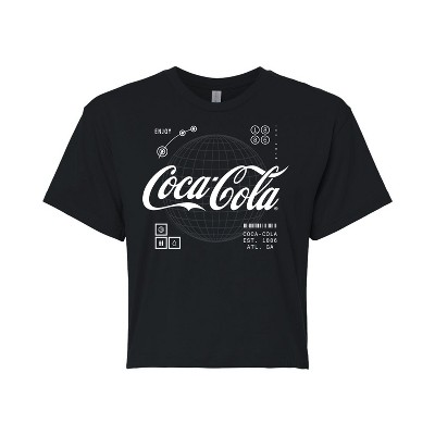 Women's - Coca-Cola - Logo Hud Cropped Graphic T-Shirt